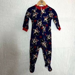 Disney Mickey Mouse Footed Pajama One Piece